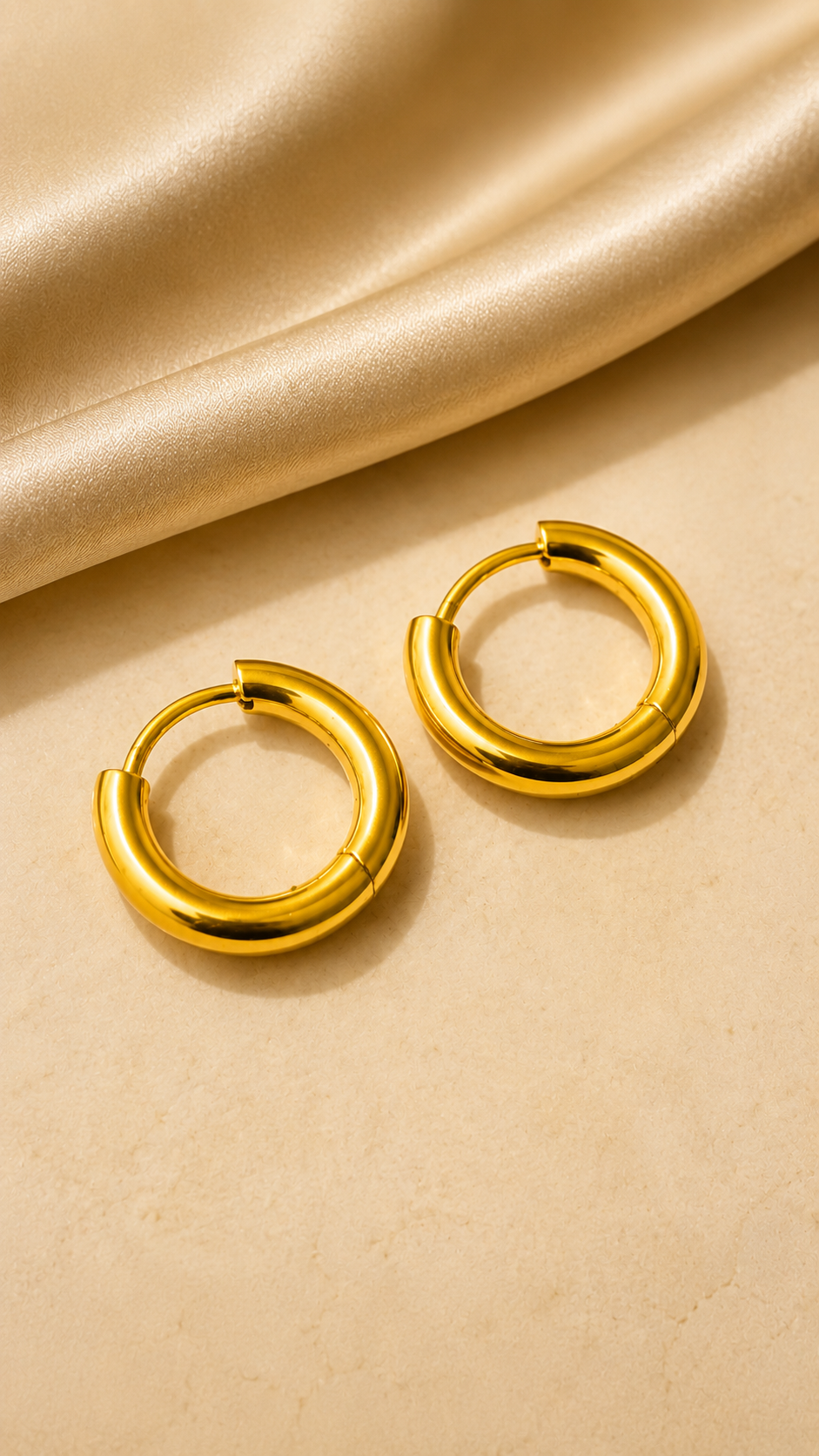 Classic Golden Hoop Earrings
