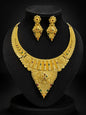 Royal Floral Gold Necklace Set