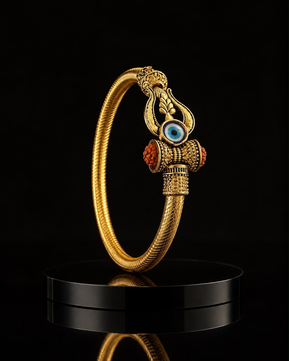 Mahadev Trishul & Evil Eye Designer Kada