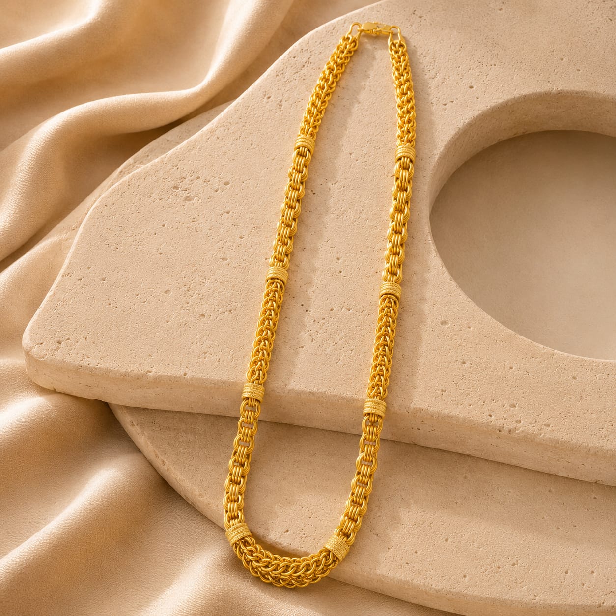 Royal Weave Gold Chain