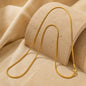Unisex Micro Gold Sleek Chain